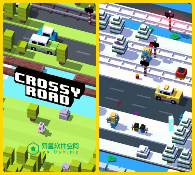 天天过马路「Crossy Road」for Android v3.5.3 完美破解版 —— 呆萌有趣 / 休闲益智的萌宠小怪兽过马路游戏-马路, 闯关, 过马路, 街道, 虐心, 萌宠, 神龙, 益智, 游戏, 小怪兽, 呆萌, 像素, 休闲