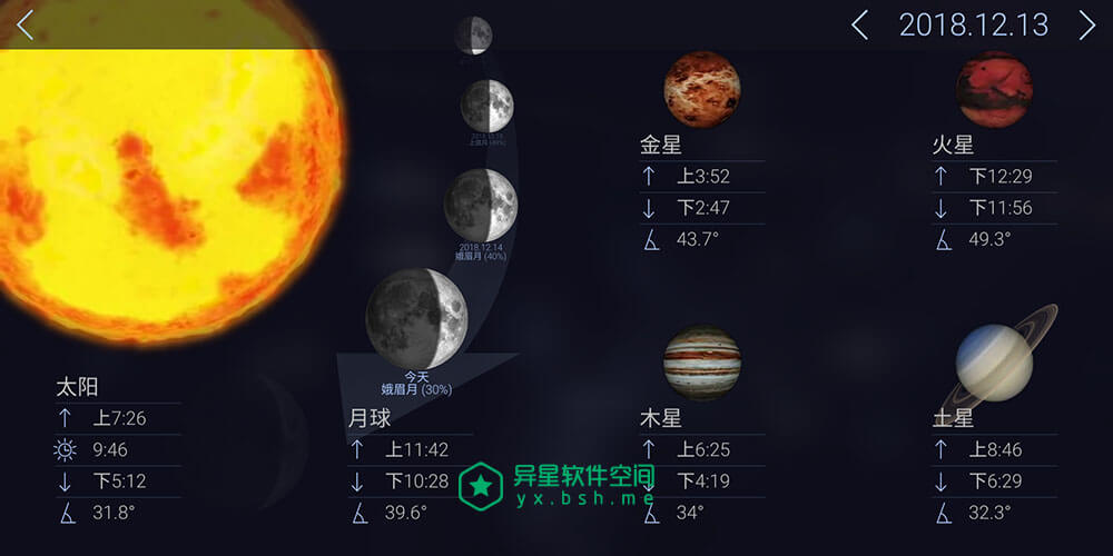 Star Walk 2「星空漫步2」v2.10.1 for Android 直装完美解锁专业版 —— 火爆观星必备神器 / 星空和天文学应用！-科普, 科幻, 生活, 流星雨, 星球, 星座, 星云, 学习, 天文, 卫星