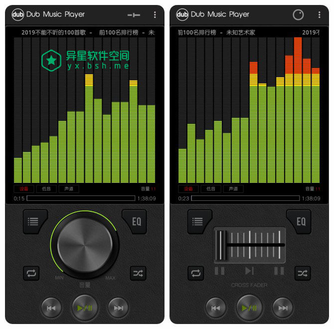 Dub音乐播放 v4.0 for Android 去广告清爽版 —— 一款非常拟物化的本地音乐播放器应用-音乐播放, 音乐, 本地, 播放器, 拟物化, 均衡器, Dub