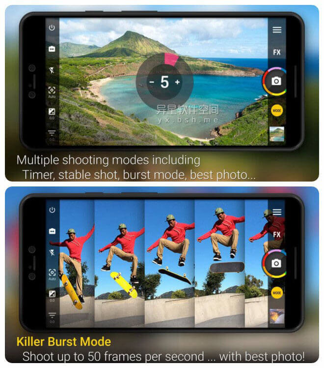 Camera ZOOM FX Pro v6.3.7 for Android 直装付费高级版 —— Android 上最快的相机 / HDR 处理能力相当彪悍-稳定镜头, 相机, 照片合成, 照片, 滤镜, 最快相机, 最快的相机, 拼贴画, 动作镜头, HDR, Camera ZOOM FX Pro, Camera ZOOM FX