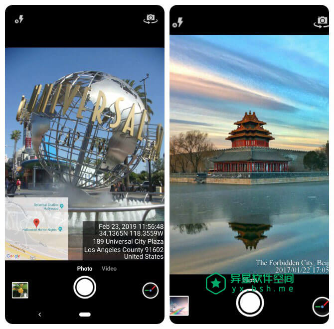 时间相机 v1.160 for Android 直装付费专业版 —— 给拍照及​​录像添加时间、位置等信息水印的应用-相机, 水印相机, 水印, 时间相机, 时间