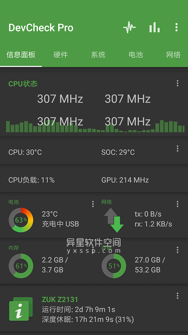 DevCheck Pro v5.05 for Android 完整解锁专业版 —— 最全面强大的手机硬件 / 系统信息检测查看应用-硬件, 监控, 电池, 检测, 手机网络检测, 手机系统检测, 手机硬件检测, 手机电池检测, 手机传感器检测, 手机cpu检测, 传感器检测, 传感器, DevCheck Pro, DevCheck, cpu检测