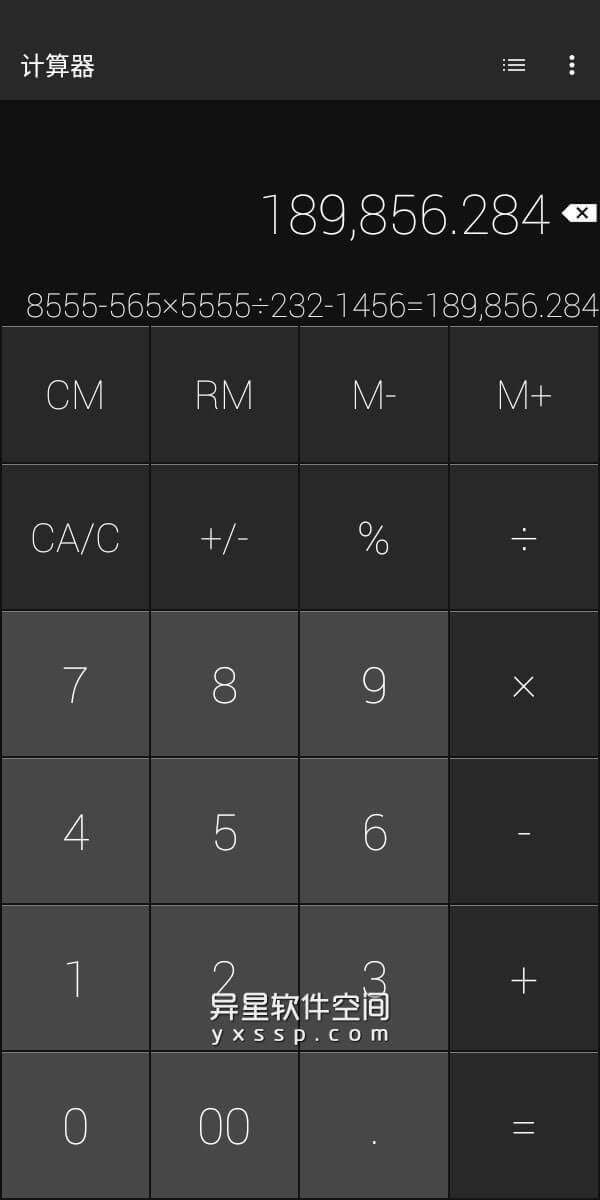 计算器「Calculator Pro」v2.4.0 for Android 解锁专业版 —— 一款简单又时髦的便携式计算器应用-计算器, 计算, 百分比, 常数, 夏普, 复利, 卡西欧, 乘方, Calculator