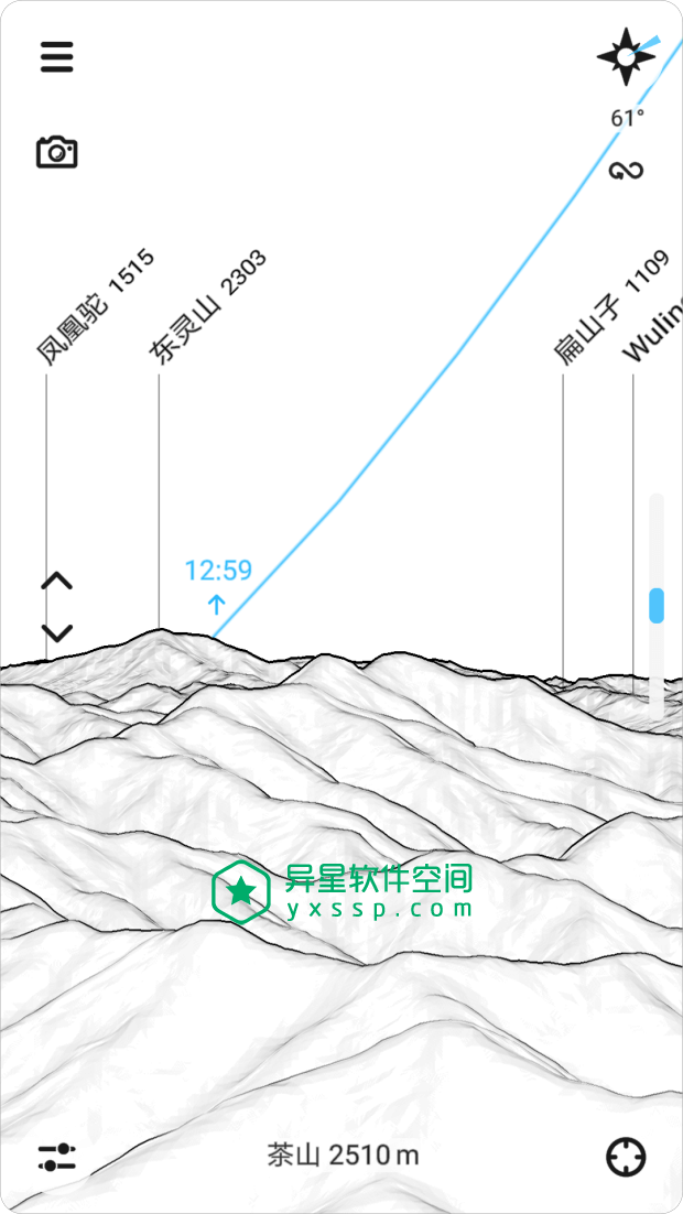 PeakFinder AR v4.7.29 for Android 解锁付费版 —— 来自大山在呼唤！去探索比任何登山者都多的山脉！-景观, 山脉, 山峰, 大山, 全景, 360°全景