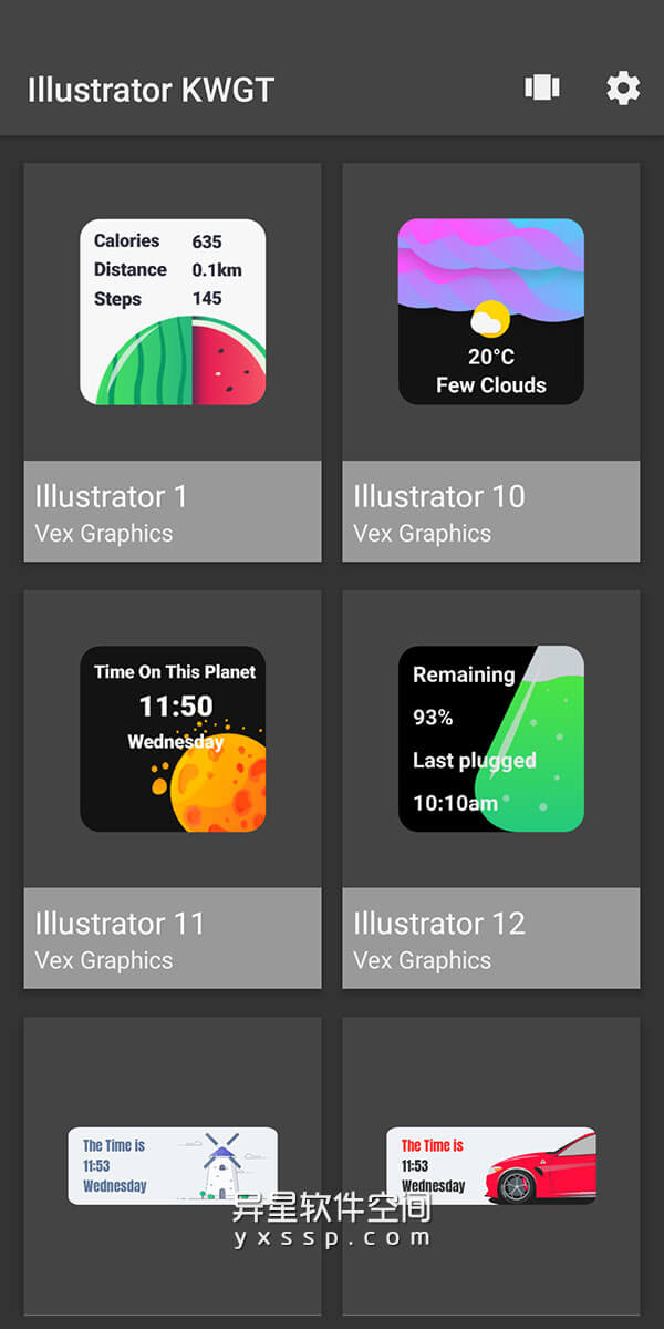Illustrator widgets v2020.Jul.15.21 for Android 付费版 —— 带有精美插图和图形 KWGT Cool精美窗口小部件集应用-美化, 窗口小部件, 桌面, 小部件集, 小部件, Widgets, KWGT Cool, KWGT