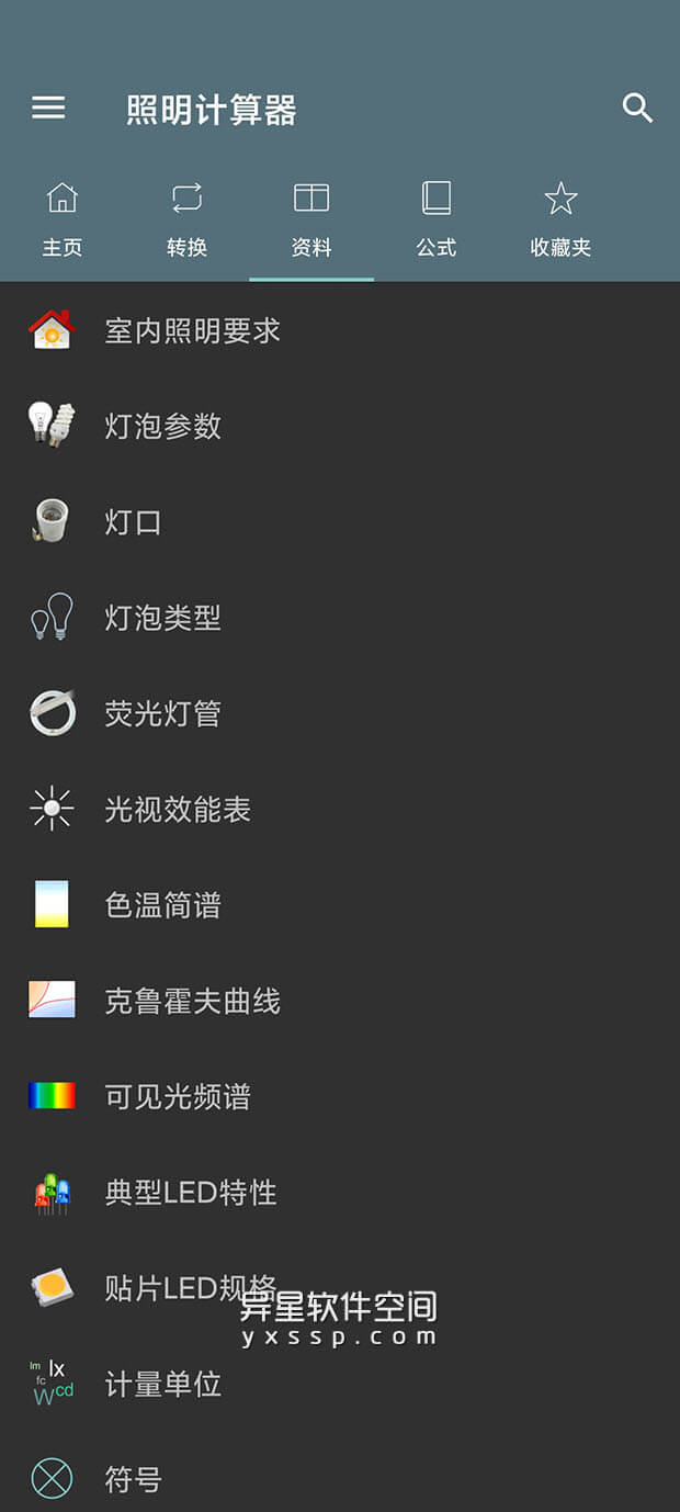 Lightning Calculations Pro「照明计算器」 v5.3.2 for Android 解锁专业版 —— 专注照明领域，有关照明的所有计算都在这里了！-计算器, 照明计算器, 照明, 流明, Lightning, Calculations